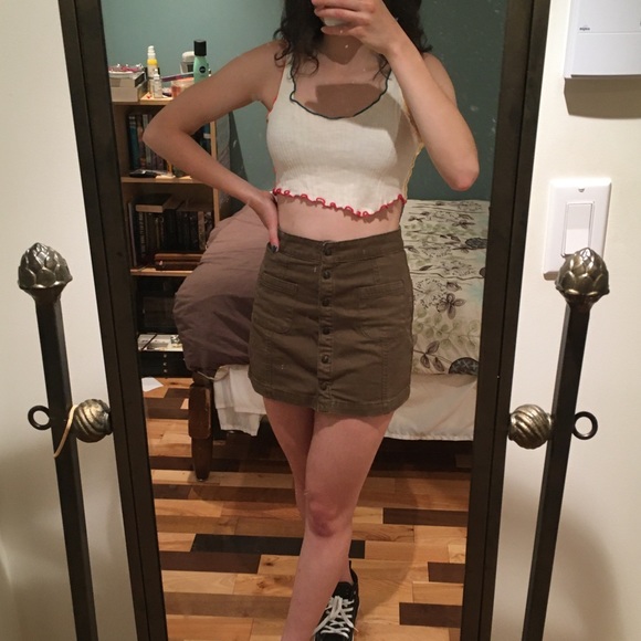 Urban outfitters BDG white crop tank top - Picture 3 of 6